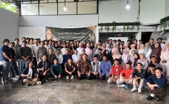 Anggota Bawaslu Kota Yogyakarta, Siti Nurhayati, melakukan konsolidasi demokrasi dengan mahasiswa