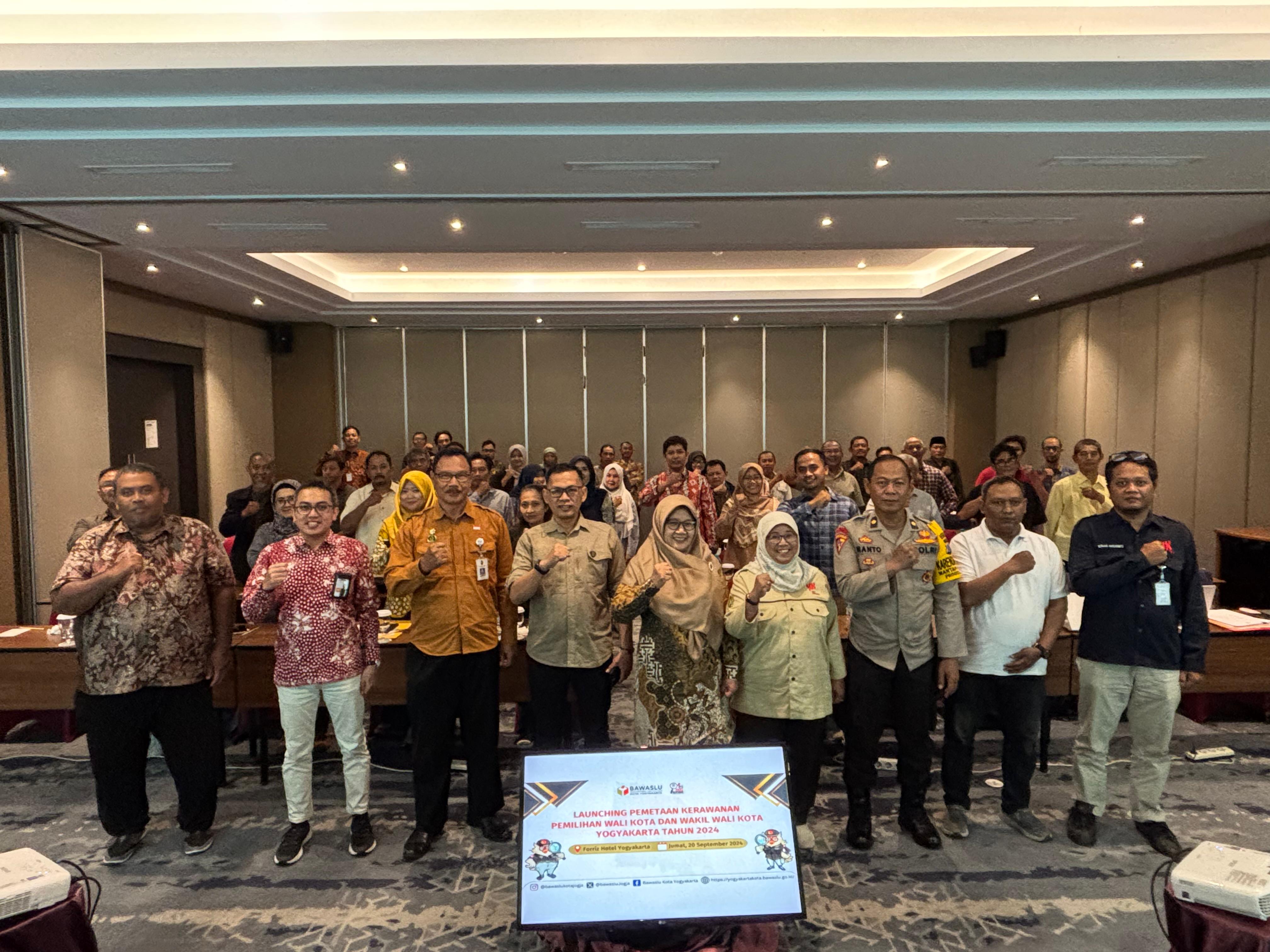 Bawaslu Kota Yogyakarta meluncurkan Peta Kerawanan Pilkada