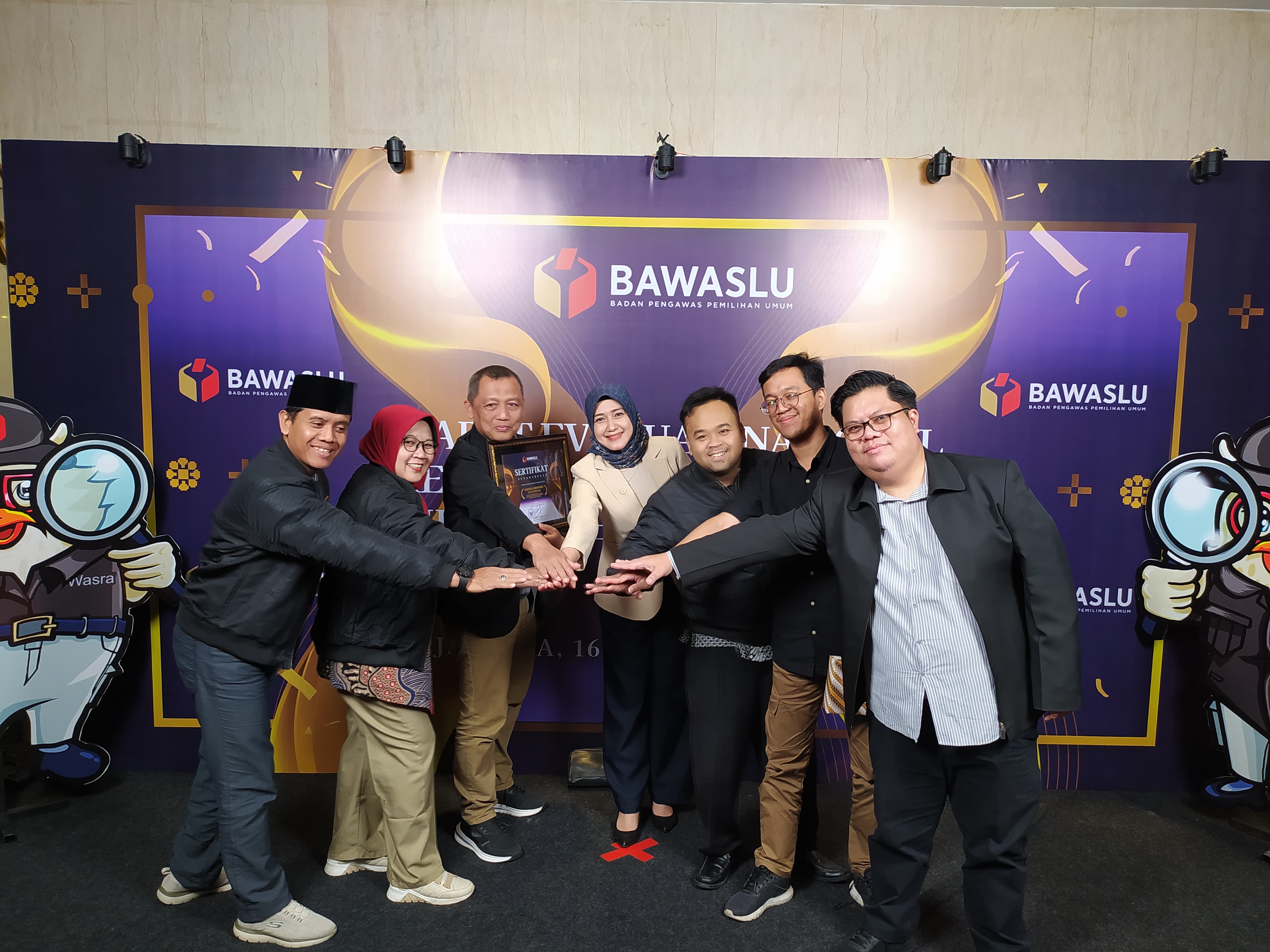 BAWASLU KOTA YOGYAKARTA HADIRI RAPAT EVALUASI NASIONAL KEHUMASAN BAWASLU DI JAKARTA