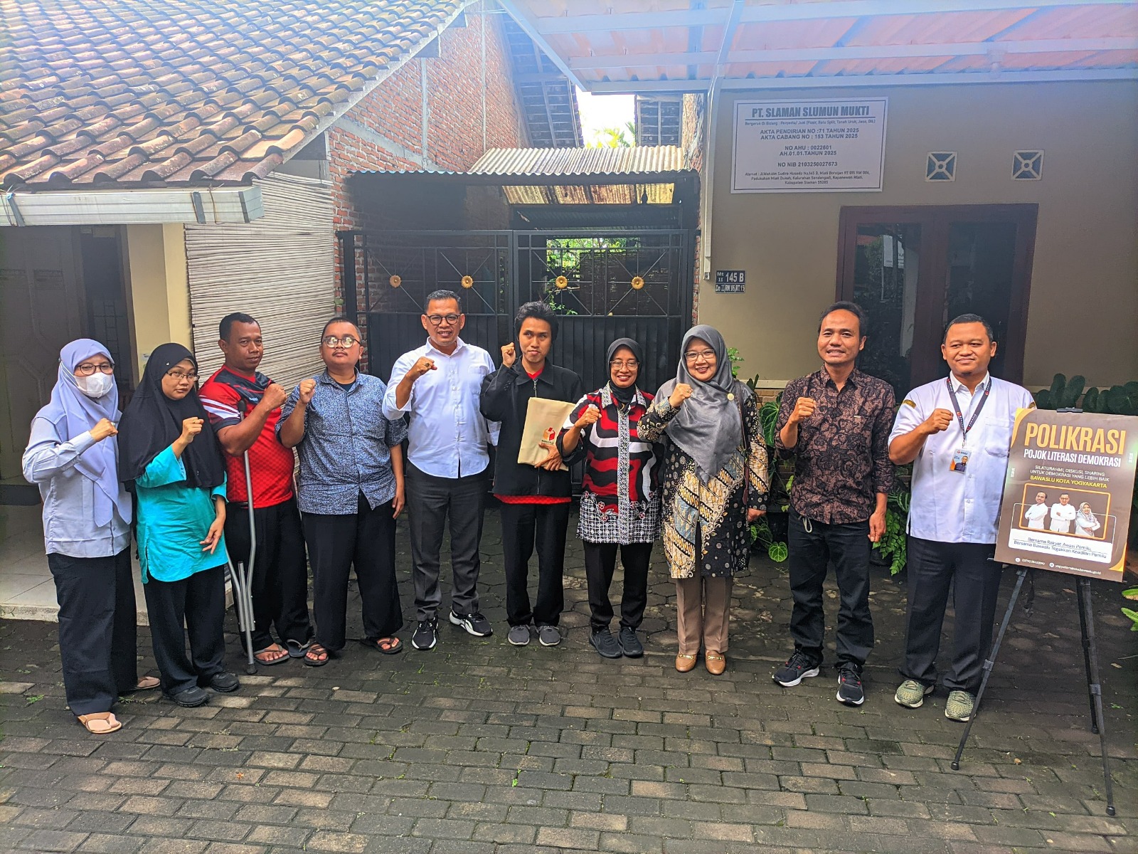 BAWASLU KOTA YOGYAKARTA AUDIENSI DENGAN PPUA DISABILITAS DIY
