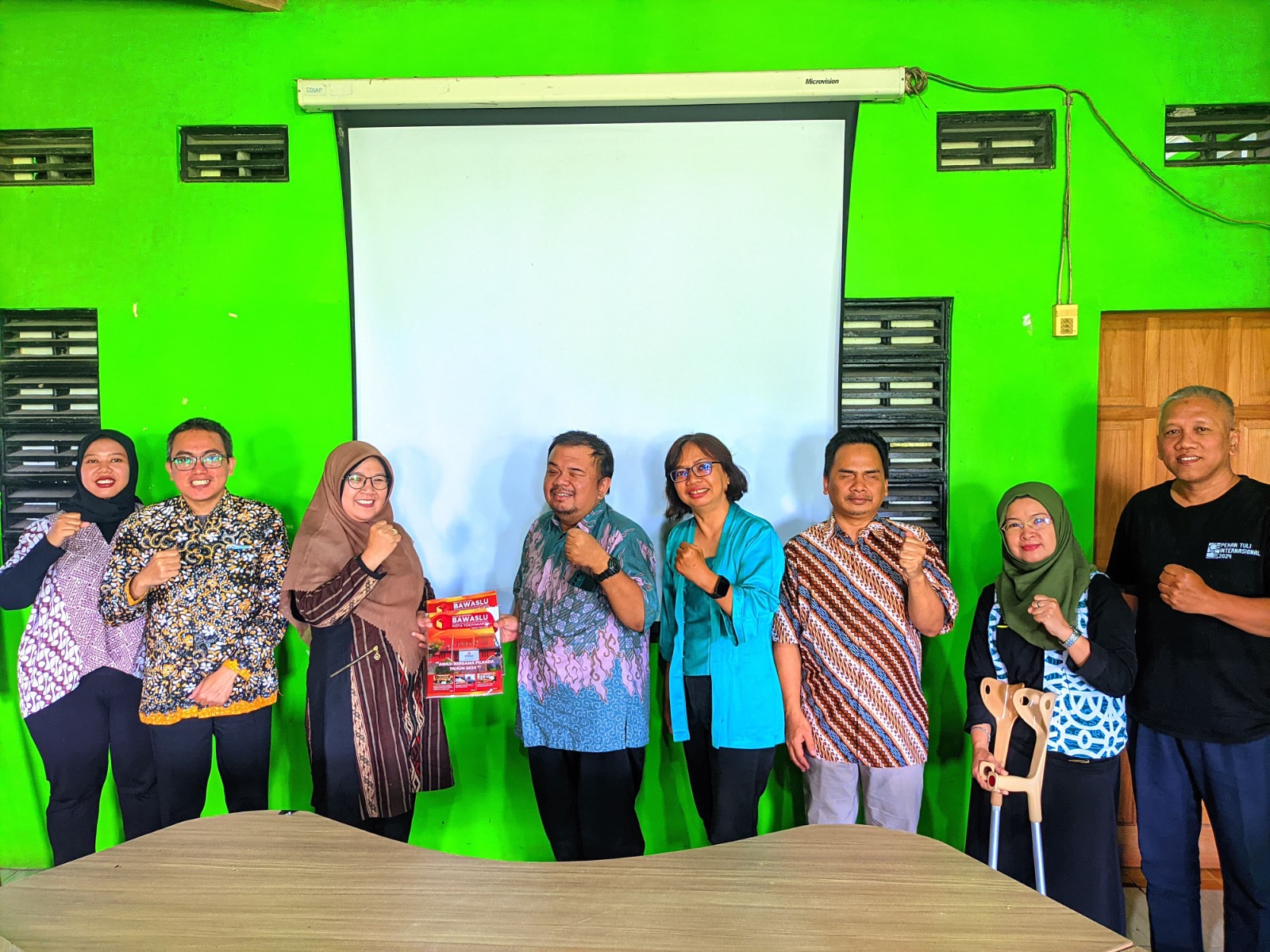 Bawaslu Kota Yogyakarta melakukan audiensi ke Kantor SIGAB Indonesia