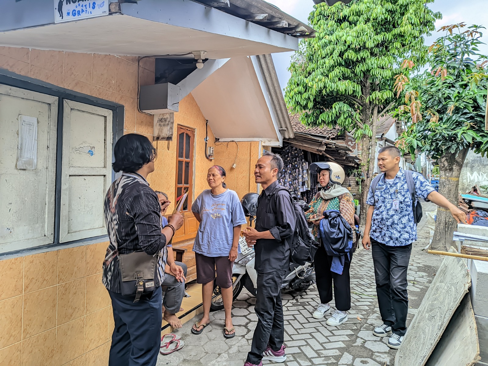 Bawaslu Kota Yogyakarta mengawasi coktas yang dilakukan oleh KPU Kota Yogyakarta