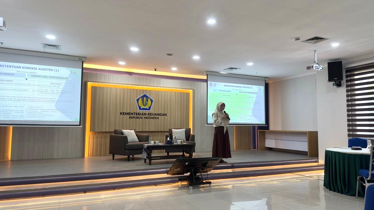 Bawaslu Kota Yogyakarta mengikuti kegiatan asistensi penyusunan Laporan Keuangan Tahun 2025 audited yang diselenggarakan di KPPN Yogyakarta