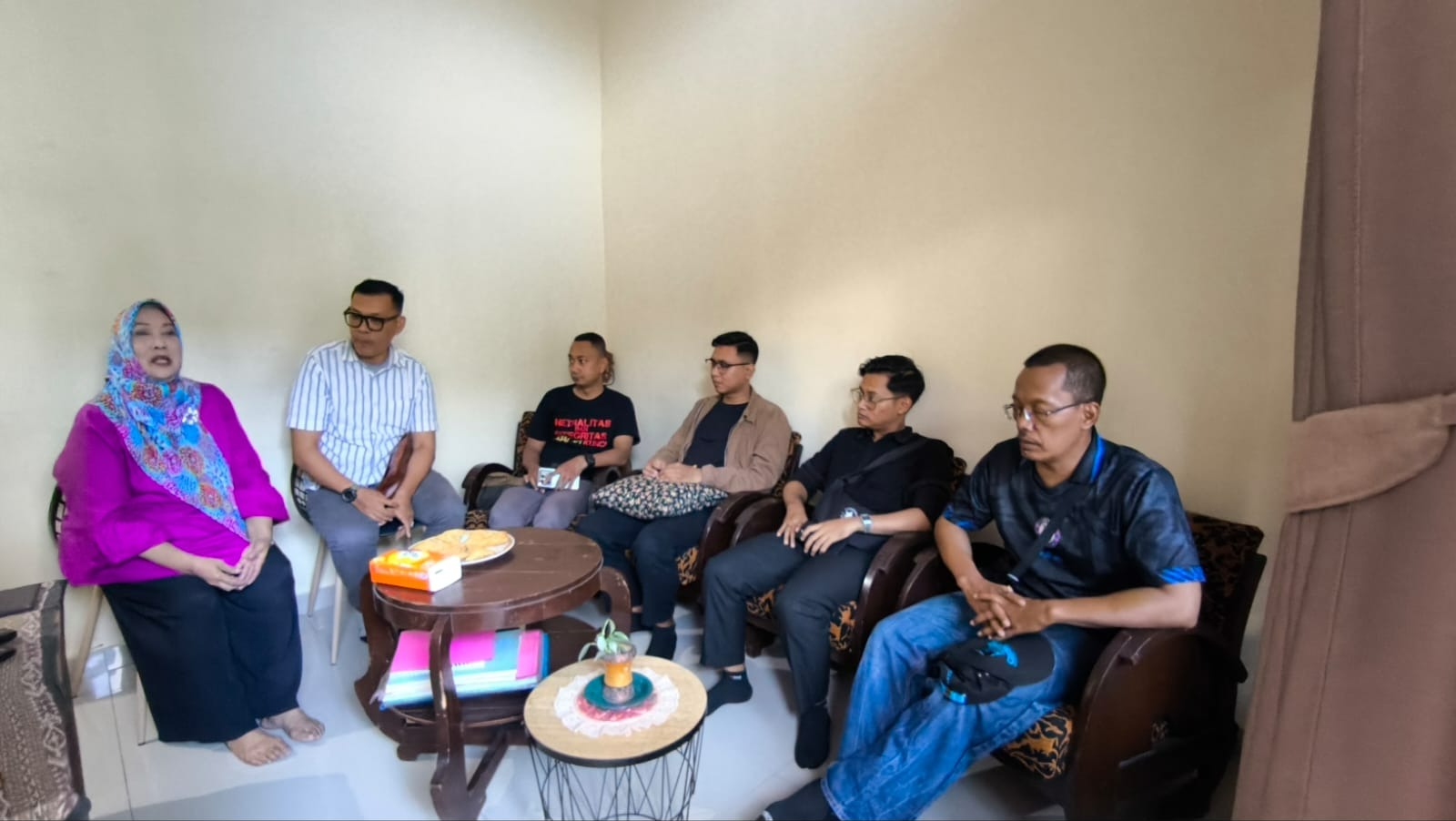 Ketua Bawaslu Kota Yogyakarta, Andie Kartala, melakukan konsolidasi demokrasi bersama perwakilan NARASITA PEREMPUAN INDONESIA (24/4/2026)