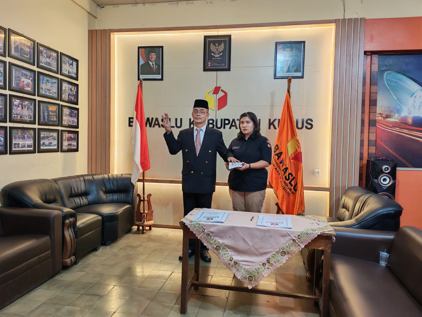 R. Paulus Agung Setiarso Fahik resmi dilantik sebagai Kepala Sekretariat Bawaslu Kota Yogyakarta pada Selasa (26/5/2026)