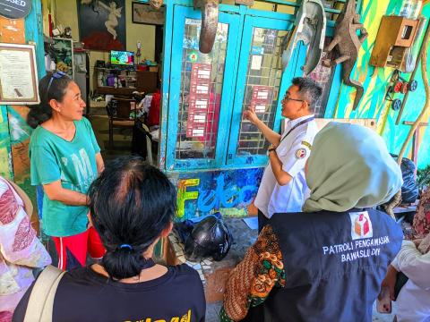 Bawaslu Kota Yogyakarta melakukan Patroli Kawal Hak Pilih