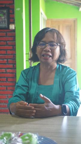 Manager Kantor dan Administrasi SIGAB, Nur Widya (Neneng)