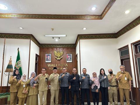 Bawaslu Kota Yogyakarta melakukan audiensi ke Wali Kota Yogyakarta