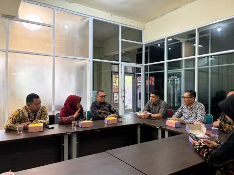 Bawaslu Kota Yogyakarta berdiskusi dengan Universitas Cokroaminoto Yogyakarta terkait bentuk-bentuk kegiatan yang dapat dikolaborasikan