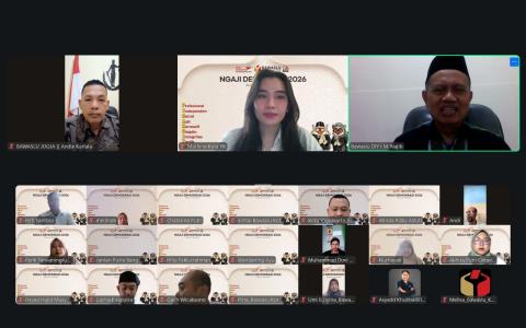 Ketua Bawaslu DIY Mohammad Najib mengapresiasi Bawaslu Kota Yogyakarta sebagai Bawaslu kabupaten/kota pertama yang melaksanakan kick off kegiatan Ngabuburit Pengawasan