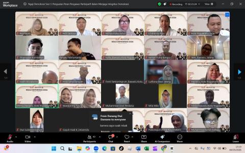 Peserta Ngaji Demokrasi sesi 3