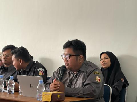 Perwakilan Bawaslu DIY membagikan pengalaman pembangunan Zona Integritas di Bawaslu DIY