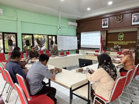 Rapat diikuti anggota Tim Pemantauan Situasi Politik yang terdiri atas unsur Pemerintah Kota Yogyakarta, Bawaslu, KPU, Polresta, Kodim, BINDA, Satpol PP, Diskominfosan, Bagian Tata Pemerintahan, dan Bagian Hukum Kota Yogyakarta