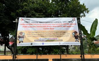 Bawaslu Kota Yogyakarta meluncurkan Posko Kawal Hak Pilih