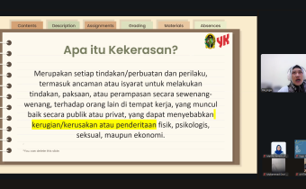 Bawaslu Kota Yogyakarta menghadirkan narasumber dari DP3AP2KB Kota Yogyakarta pada Rapat Kerja Teknis "Perlindungan Perempuan dan Anak Korban Kekerasan Berbasis Gender”
