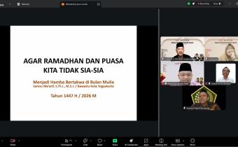 Siraman Rohani sesi 2 mengangkat tema “Agar Ramadhan dan Puasa Kita Tidak Sia-Sia (Menjadi Hamba Bertakwa di Bulan Mulia)”