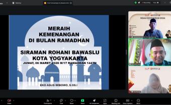 Siraman Rohani sesi 3 mengundang Eko Agus Wibowo dari Kementerian Agama Kota Yogyakarta sebagai narasumber