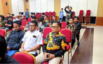 Bawaslu Kota Yogyakarta menghadiri forum diskusi publik bertajuk “APBN untuk Siapa? Perspektif Marhaen dalam Gejolak Negeri” di Kantor DPD DIY (7/5/2026)