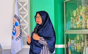 Anggota Bawaslu Kota Yogyakarta, Siti Nurhayati, menghadiri peringatan HUT ke-4 Forum Difabel Demokrasi (Fdifdem) di Kelurahan Panembahan, Kota Yogyakarta, Senin (17/8/2026)