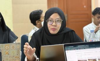 Analis SDM Aparatur Ahli Pertama Bawaslu DIY menjadi narasumber dalam kegiatan WASKITA dengan tema "Teknik Pengisian Sasaran Kinerja Pegawai (SKP)" pada Rabu (7/10/2026)